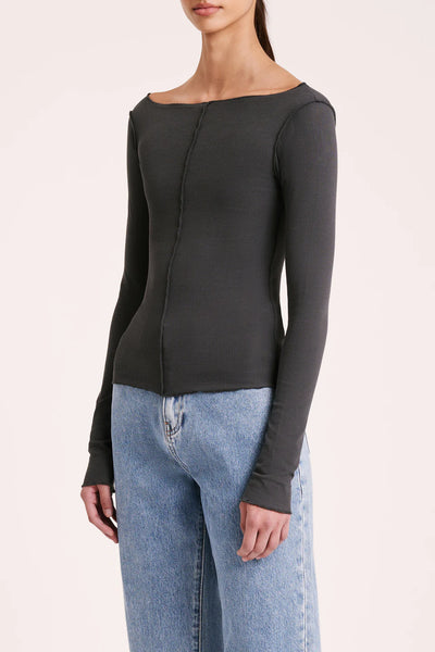 Zavi Top - Slate A FURTHER 15% OFF AUTOMATICALLY APPLIED AT CHECKOUT - et seQ fashion