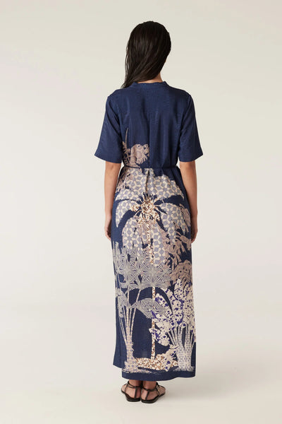 Pina Kaftan Dress - Mirage Print