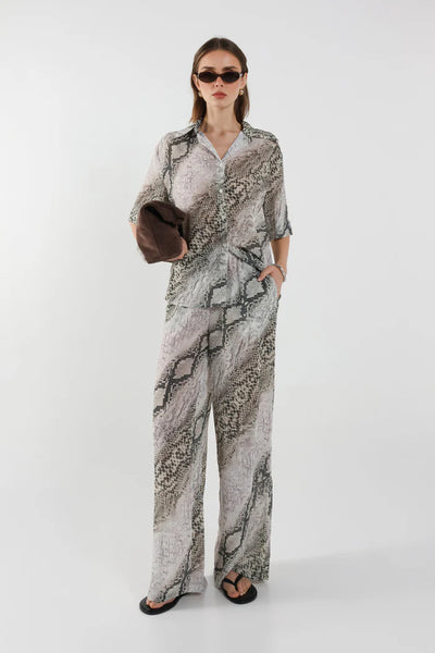 Gina Shirt - Snake Print