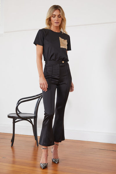 Fressia Pant - Black A FURTHER 15% OFF AUTOMATICALLY APPLIED AT CHECKOUT - et seQ fashion
