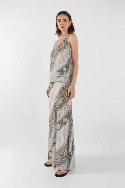 Josette Tank Top - Snake Print