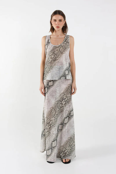 Josette Tank Top - Snake Print