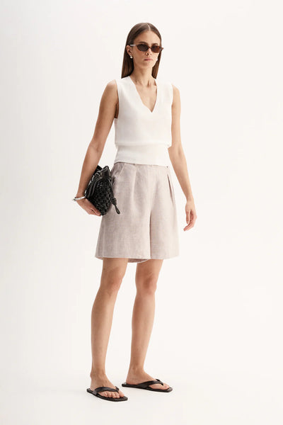 Winslet Knit Top - White