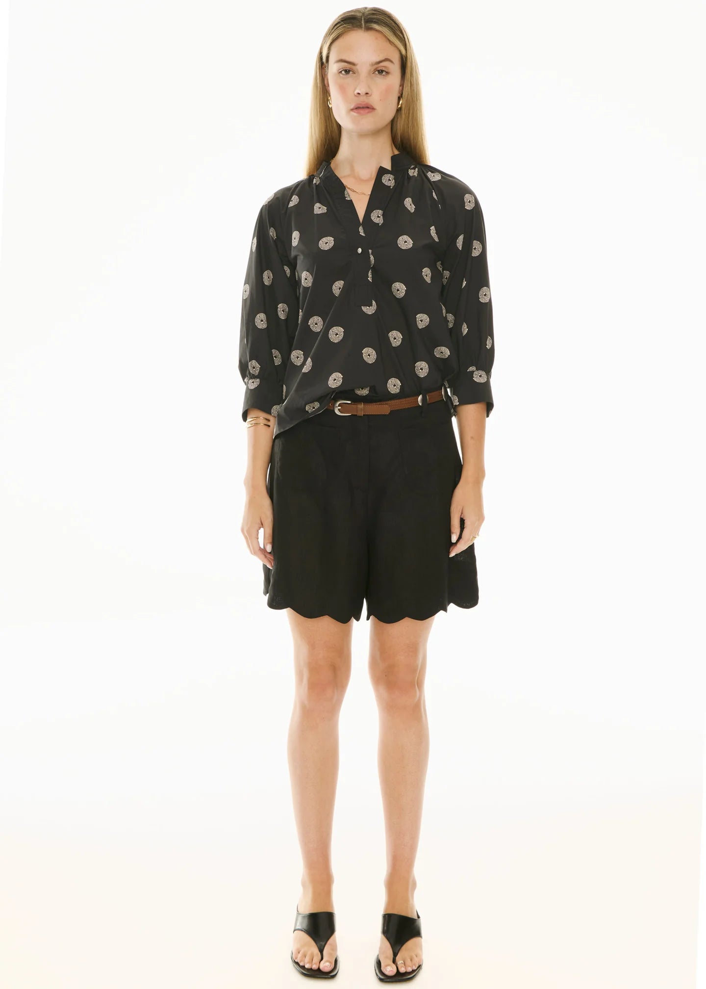 Buoy Shirt - Black/Pebble