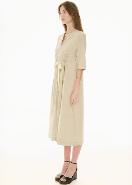 Fable Shirt Dress - Ivory/Ink
