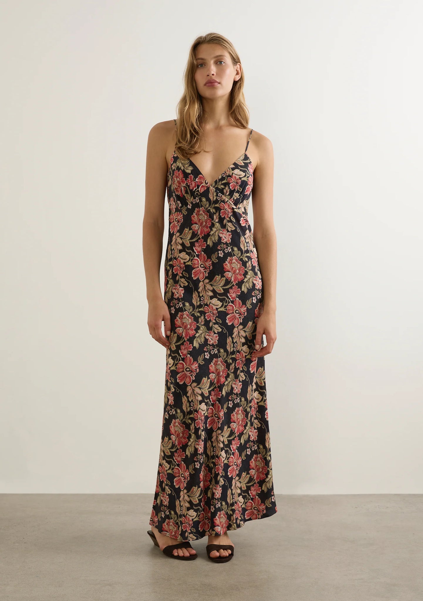 Kalinda Maxi Dress - Black