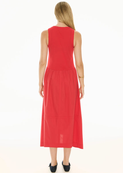 Belle Tank Dress - Red