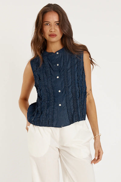 Camargue Top - Denim