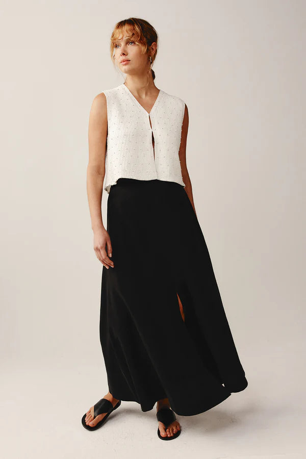 Zara Skirt - Black A FURTHER 15% OFF AUTOMATICALLY APPLIED AT CHECKOUT - et seQ fashion