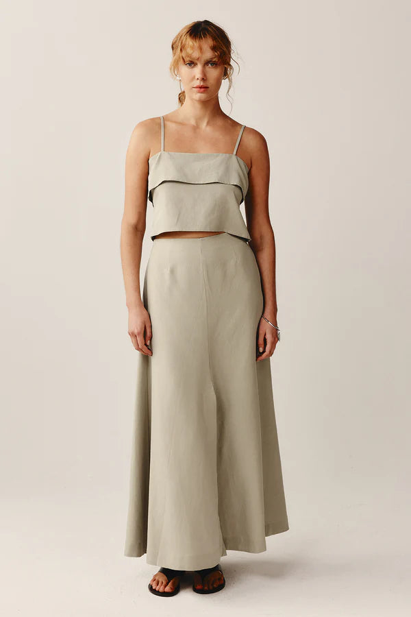 Zara Skirt - Wasabi A FURTHER 15% OFF AUTOMATICALLY APPLIED AT CHECKOUT - et seQ fashion