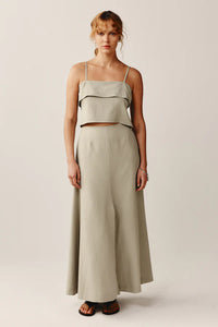 Zara Skirt - Wasabi A FURTHER 15% OFF AUTOMATICALLY APPLIED AT CHECKOUT - et seQ fashion