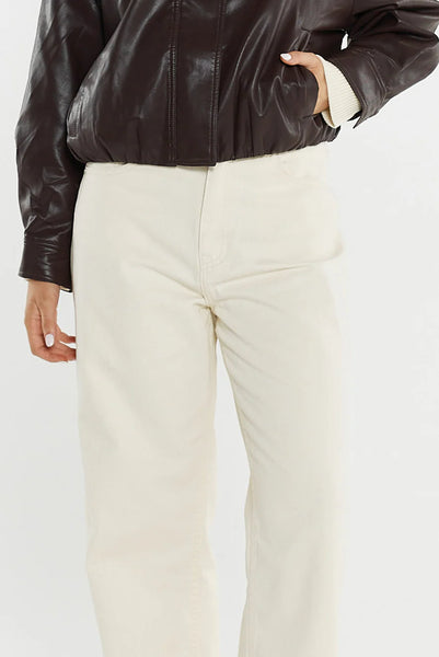 Nuala Wide Leg Jeans - Parchment Cream - et seQ fashion
