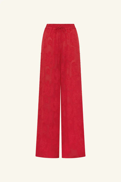 Bowery Drawstring Pant - Cherry - et seQ fashion