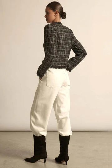 Quill Jacket - Black Porcelain Check