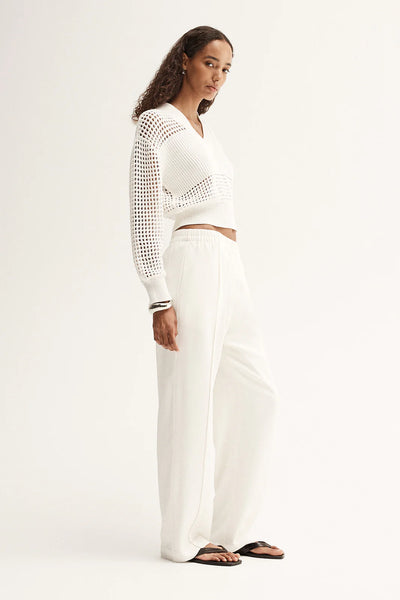 Aria Knit Jumper - White - et seQ fashion