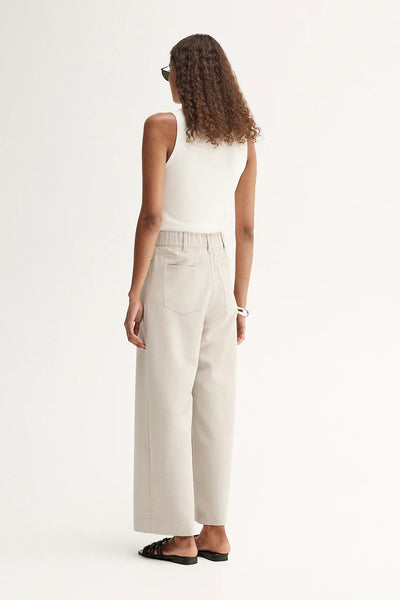 Nova Crop Pant - Pebble - et seQ fashion