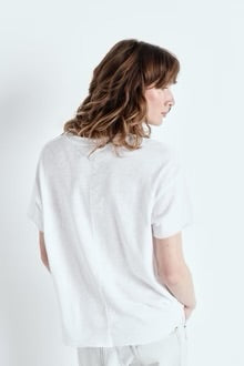 Femme Sonoma Tee - White - et seQ fashion