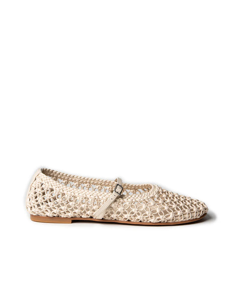 Amia Flat - Cream - et seQ fashion