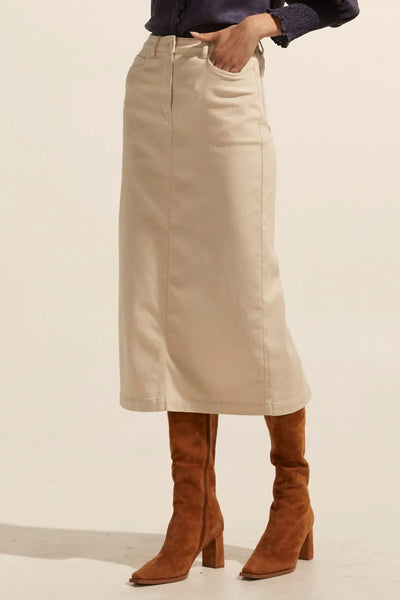 Accord Skirt - Stone - 30% OFF AUTOMATICALLY APPLIED AT CHECKOUT - et seQ fashion