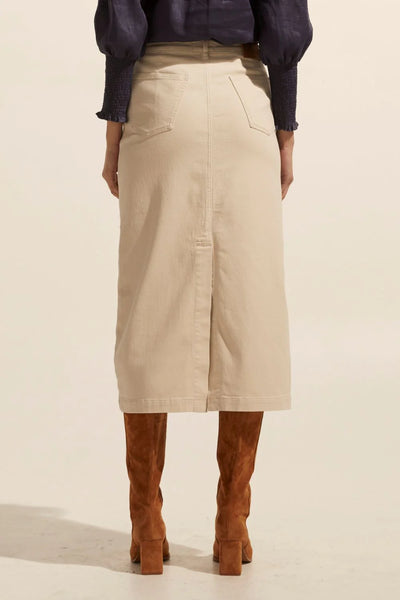 Accord Skirt - Stone - 30% OFF AUTOMATICALLY APPLIED AT CHECKOUT - et seQ fashion