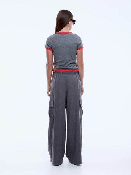 Maya Utility Pant - Charcoal - PRE ORDER - et seQ fashion