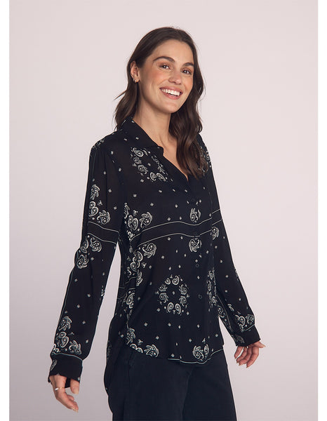 Classic Button Down Shirt - Bandana Print - PRE ORDER