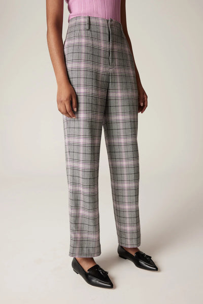 Elton Check Pant - Pink Check A FURTHER 15% OFF AUTOMATICALLY APPLIED AT CHECKOUT