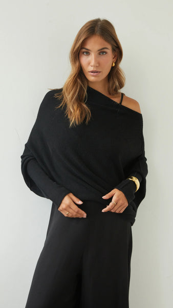 Natalie Sweater - Black - et seQ fashion