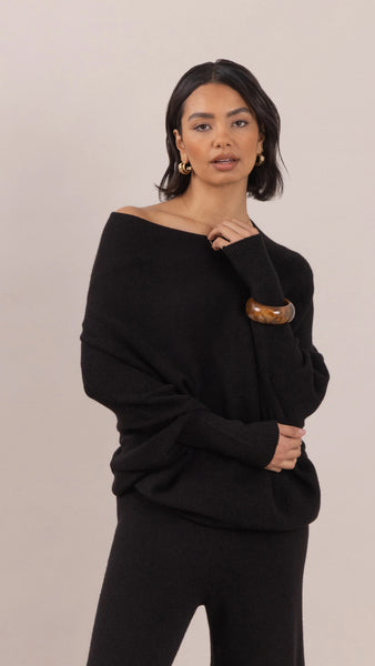 Natalie Sweater - Black - et seQ fashion