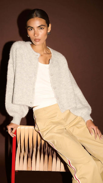 Oslo Cardigan - Grey Marle - et seQ fashion
