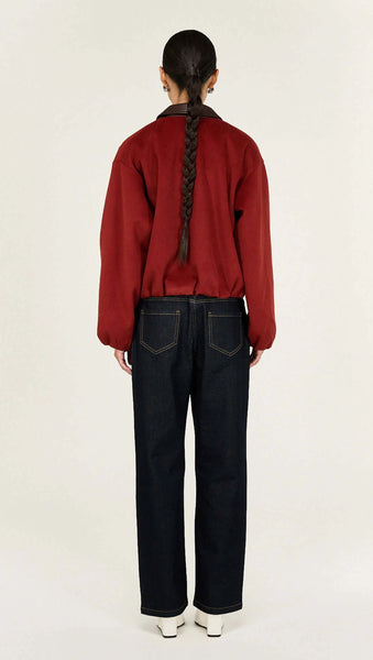 Meava Bomber Jacket - Rose/Chocolate - et seQ fashion