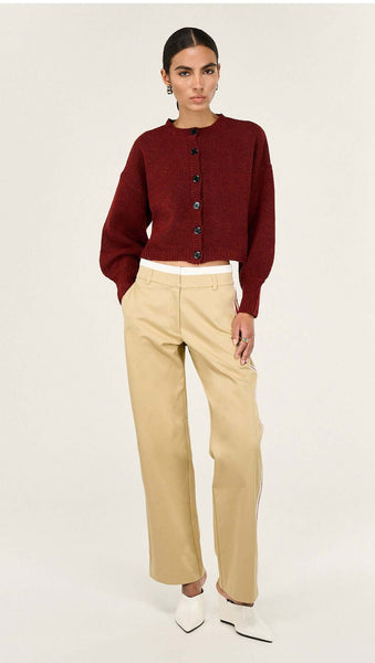 Sigrid Cardigan - Wine - et seQ fashion