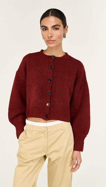 Sigrid Cardigan - Wine - et seQ fashion