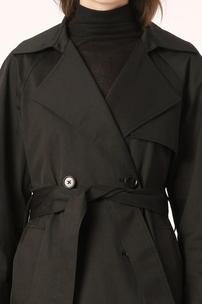 Shiro Trench - Black - PRE ORDER