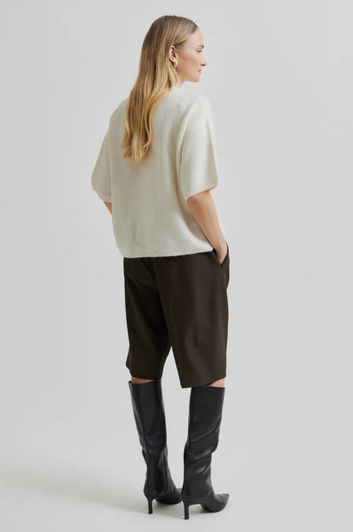 Wanda Short Sleeve Knit - Dark Chalk - et seQ fashion