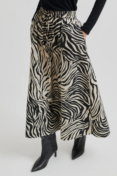 Pranni Skirt - Black/Zebra Print - et seQ fashion