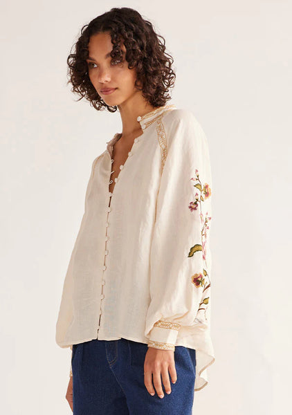 Camille Blouse - Ivory A FURTHER 15% OFF AUTOMATICALLY APPLIED AT CHECKOUT - et seQ fashion