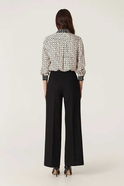 Hamilton Blouse - Ivory Geo Print - et seQ fashion
