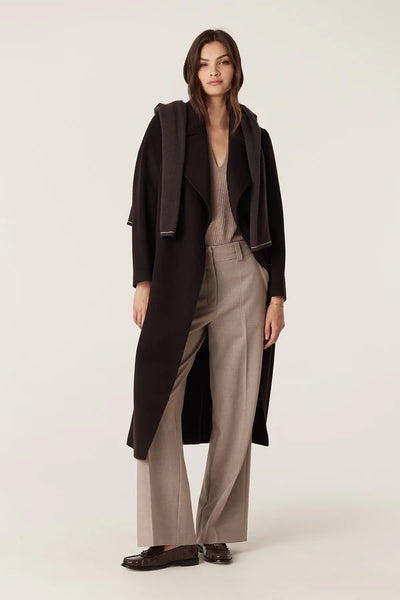 Evans Wool Coat - Espresso - et seQ fashion