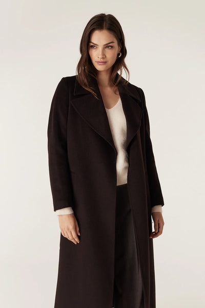 Evans Wool Coat - Espresso - et seQ fashion