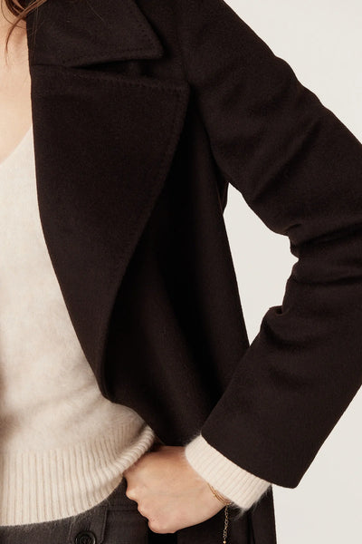 Evans Wool Coat - Espresso - et seQ fashion