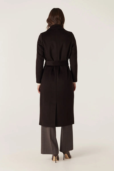 Evans Wool Coat - Espresso - et seQ fashion