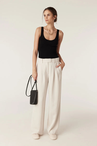 Superfine Merino Singlet - Black - et seQ fashion