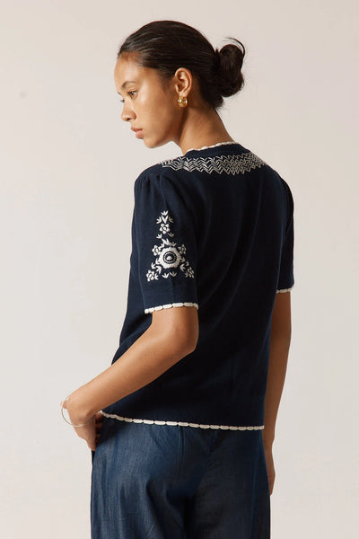 Ariel Sweater - Navy - et seQ fashion