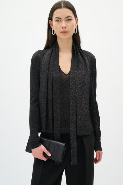 Thani Cardigan - Black Glitter - et seQ fashion