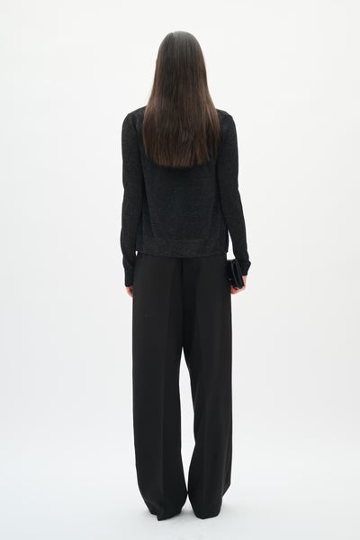 Thani Cardigan - Black Glitter - et seQ fashion