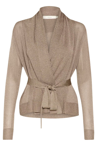 Thani Cardigan - Gold Glitter - et seQ fashion