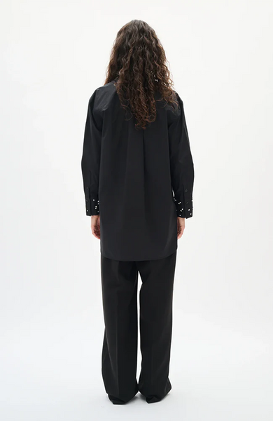 Dallas Sequin Shirt - Black - et seQ fashion
