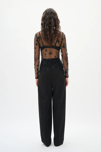 Kui Long Sleeve Blouse - Black - et seQ fashion