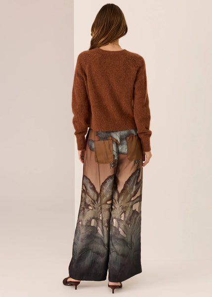 Palisades Silk Pant - Palisades Print - et seQ fashion